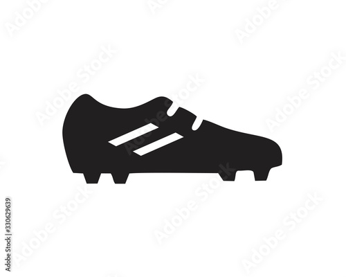 Football Boots icon template black color editable. Football Boots icon symbol Flat vector illustration for graphic and web design.