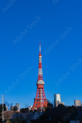 青空の東京タワー