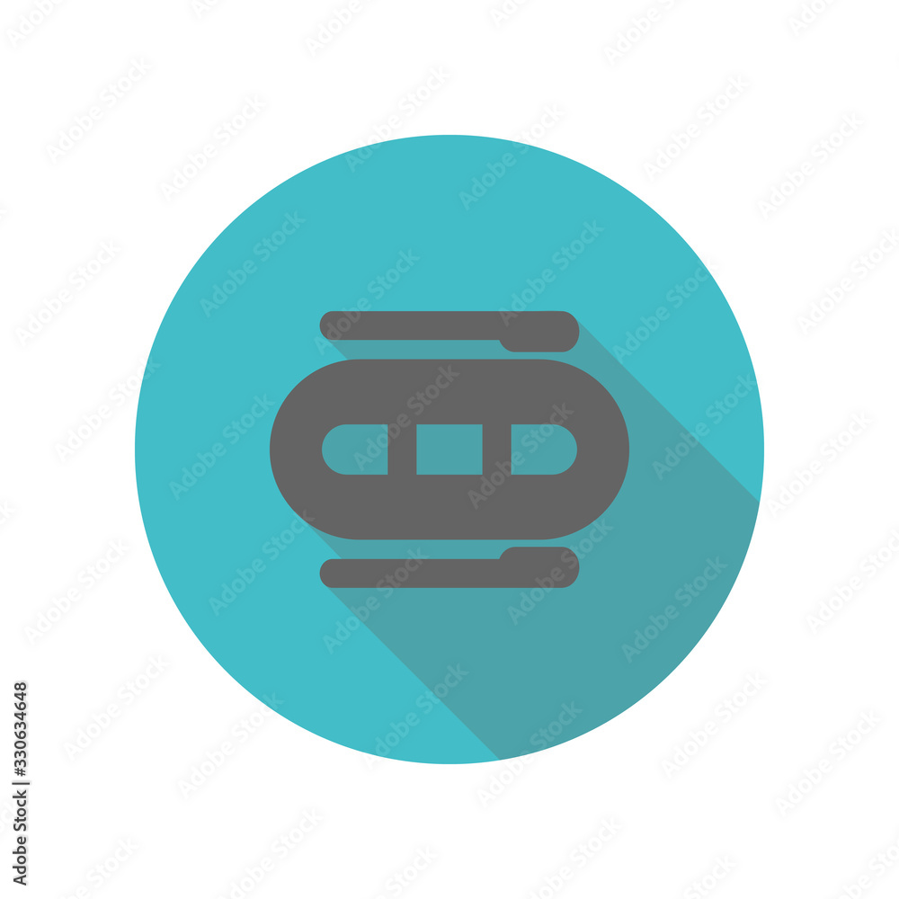 Boat, dinghy, fishing, rafting long shadow icon. Simple glyph, flat vector of transport icons for ui and ux, website or mobile application Boat, dinghy, fishing, rafting long shadow icon. Simple glyph, flat vector of transport icons for ui and ux, website or mobile application