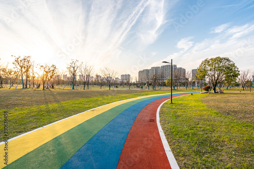 runway in park