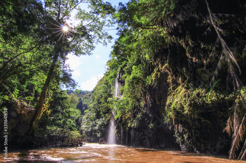 Water Fall, Amazing Travel and popular viewpoint at Thi Lo Su, Thailand