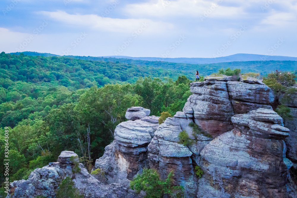 Φωτογραφία The Garden of Gods in Shawnee National Forest Herod Illinois USA