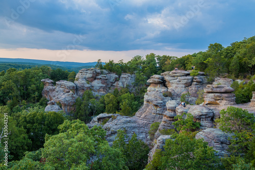 The Garden of Gods in Shawnee National Forest Herod Illinois USA