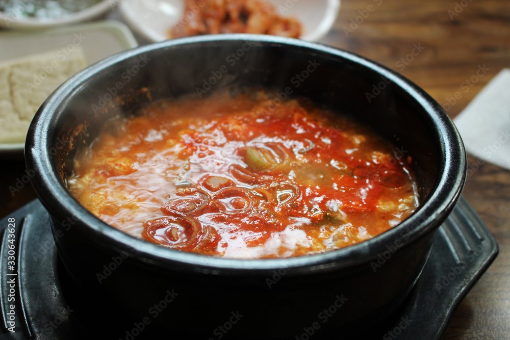 Korean Style Dish / Soft Tofu Stew Korean Style Dish / Soft Tofu Stew