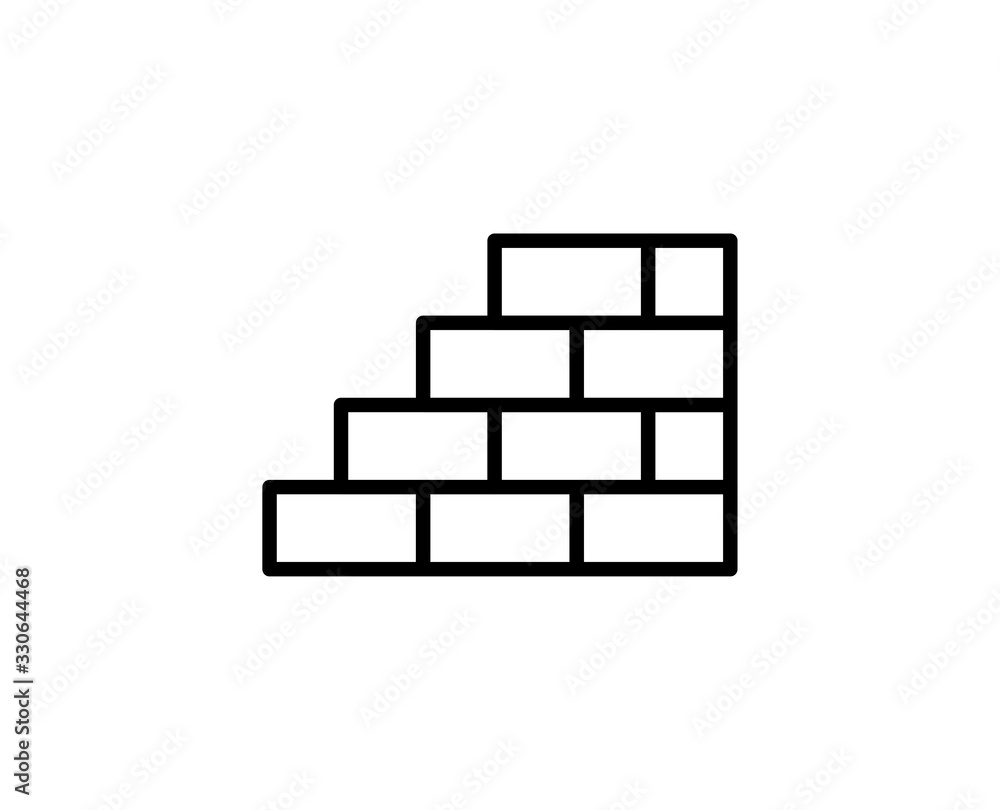 Line Wall icon Line Wall icon