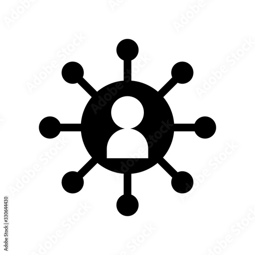 Relations icon design vector template