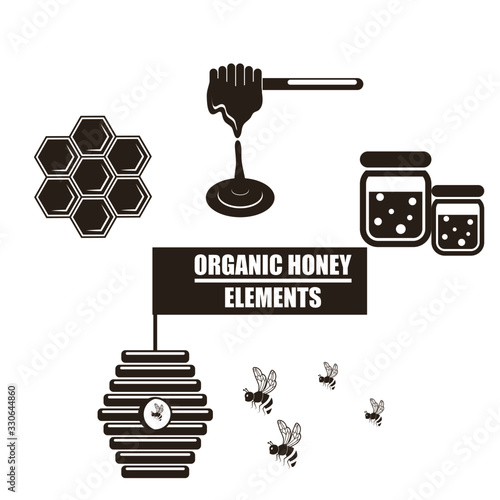 honey and flowers