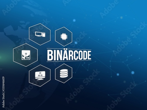 Plakat Bin�rcode