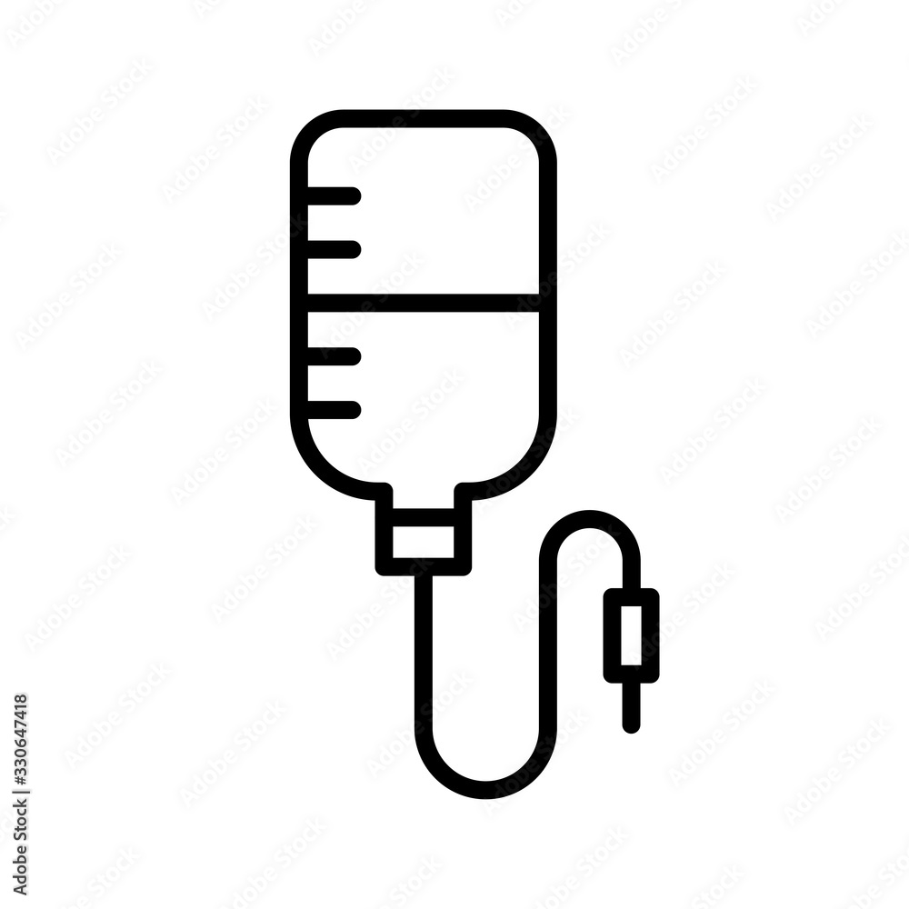 Medical infuse icon vector Medical infuse icon vector