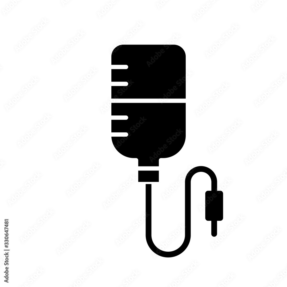 Medical infuse icon vector Medical infuse icon vector