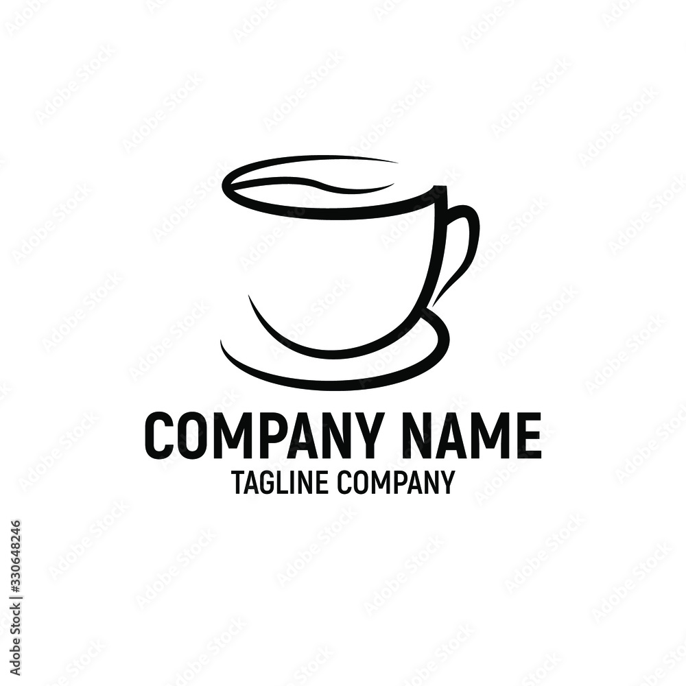 Coffee cup logo design template. Design for coffee shop business - Vector. Coffee cup logo design template. Design for coffee shop business - Vector.