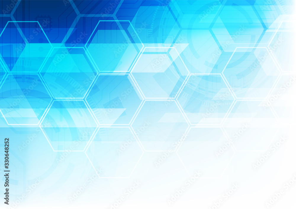 hexagon technology background hexagon technology background