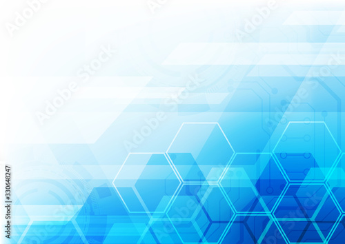 hexagon technology background