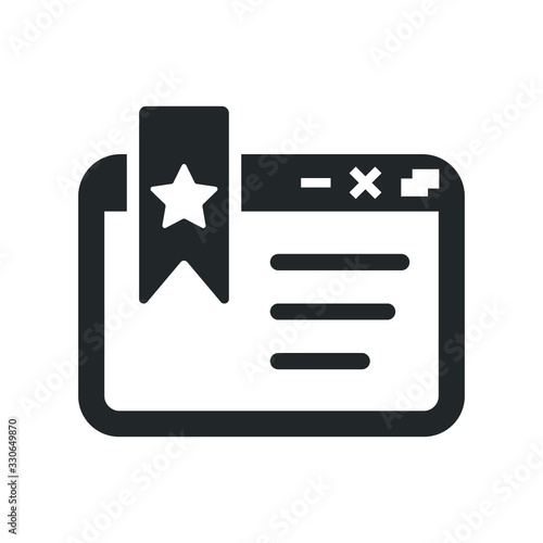 Website bookmark icon