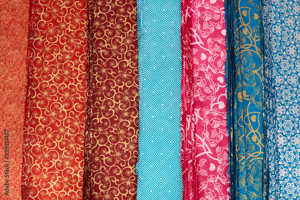 Nepali Hand made screen printed lokta paper Nepali Hand made screen printed lokta paper