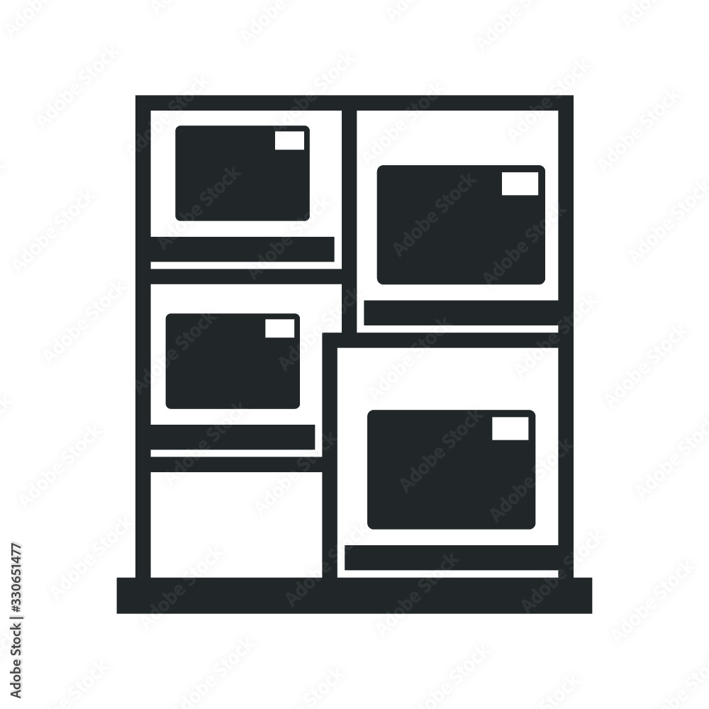 Shelves, storage icon Shelves, storage icon
