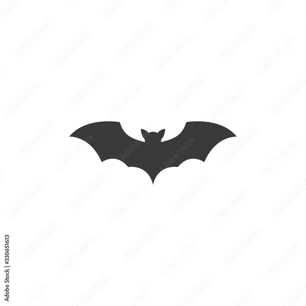 Obraz premium Bat ilustration logo vector