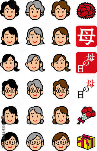 母の日アイコン