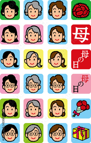 母の日アイコン