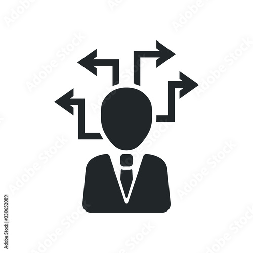 Solution, strategy icon