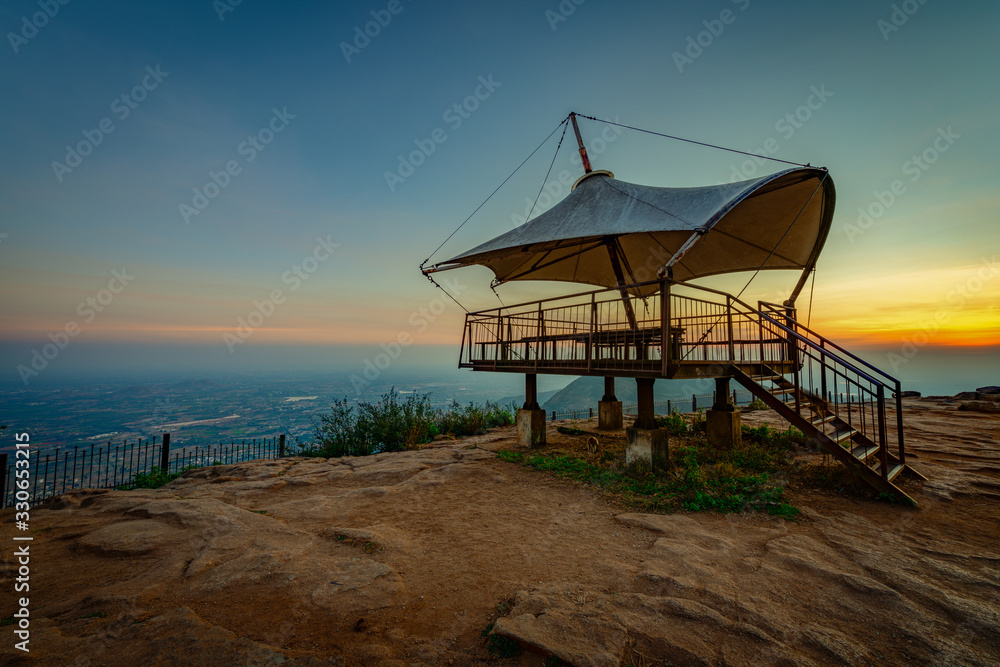 Beautiful view of Nandi hills, Nandi Hills is located near to Bengaluru or Bangalore, Karnataka, India Beautiful view of Nandi hills, Nandi Hills is located near to Bengaluru or Bangalore, Karnataka, India
