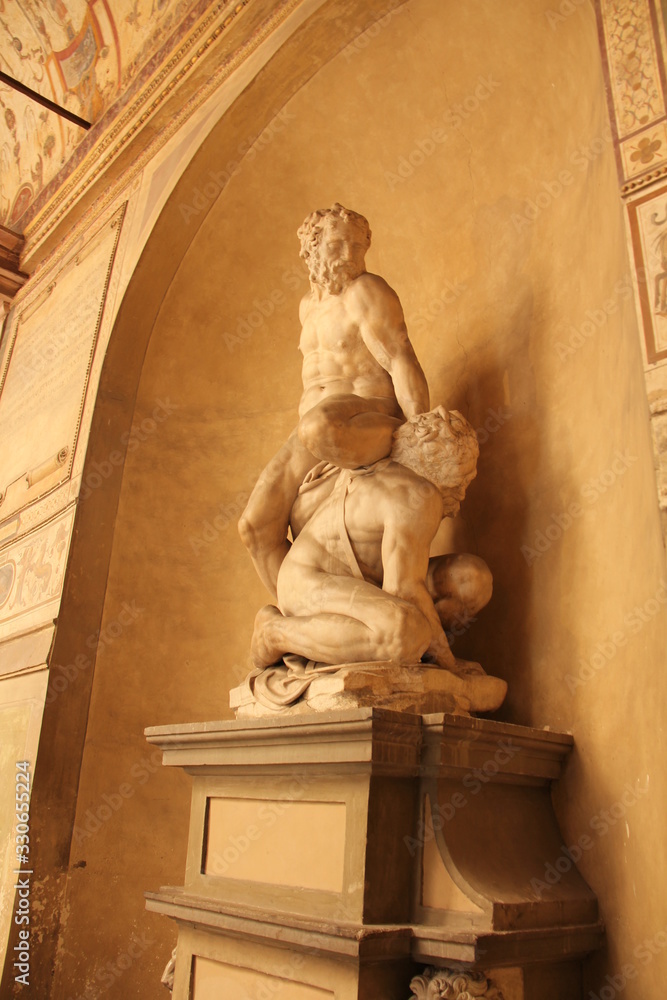 Sculpture in Piazza della Signoria