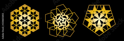 Abstract geometric ornament...