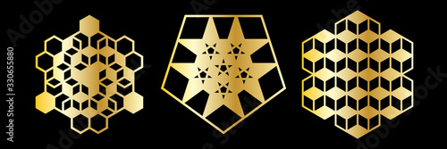 Abstract geometric ornament...