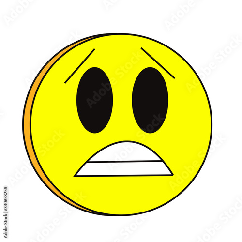 emoticon preocupación