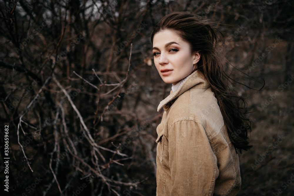 Love story of Oleg and Anastasia. Stylish photo shoot in the forest in cloudy weather. Love story of Oleg and Anastasia. Stylish photo shoot in the forest in cloudy weather.
