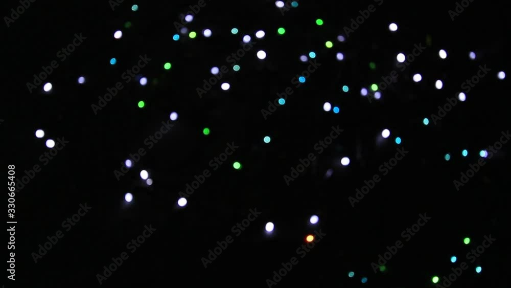 bokeh lights color spot Moving on black background bokeh lights color spot Moving on black background