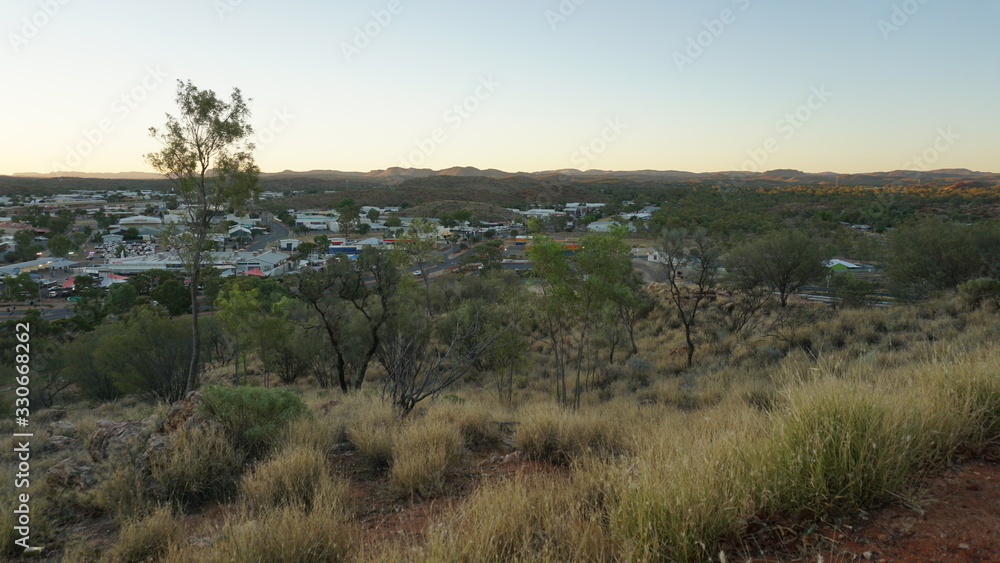 A sunset captured from the Anzac Hill Lookout in Alice Springs, in the Northern Territories in Australia