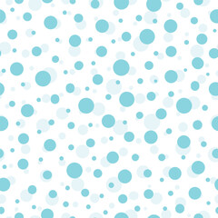 Acrylglasbilder Polka-Dot-Muster Abstrakte Pastellblaue Punkte nahtlos  © designer_27