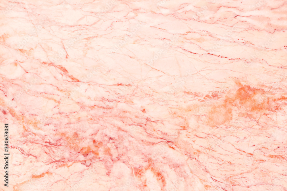 Fototapeta premium Rose gold marble texture background with high resolution, top view of natural tiles stone floor in luxury seamless glitter pattern for interior and exterior decoration.