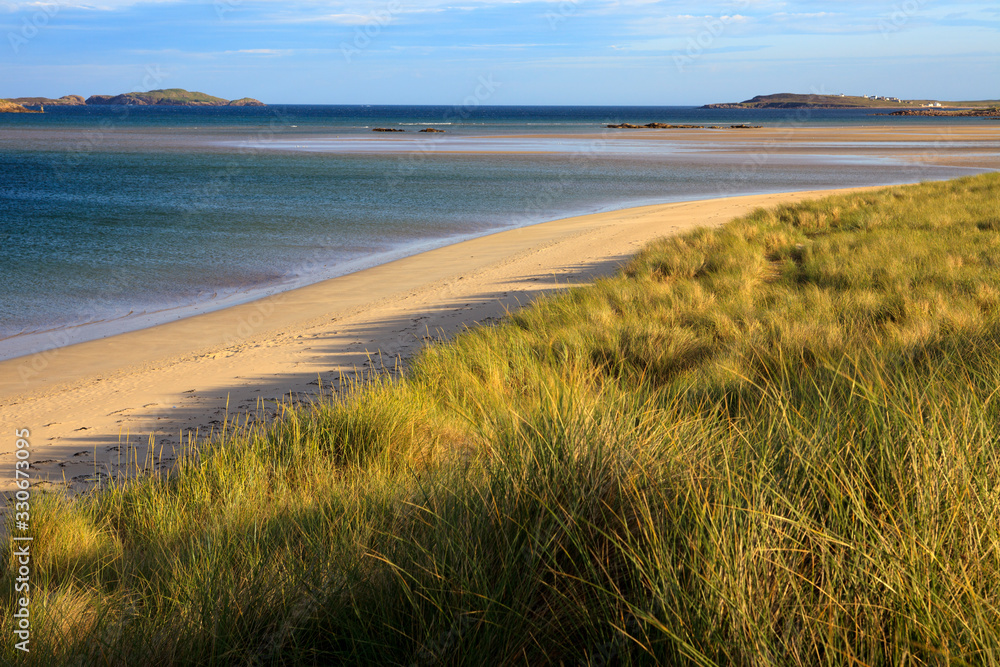 Bunberg (Ireland), - July 25, 2016: Bunbeg beach, Co. Donegal, Ireland