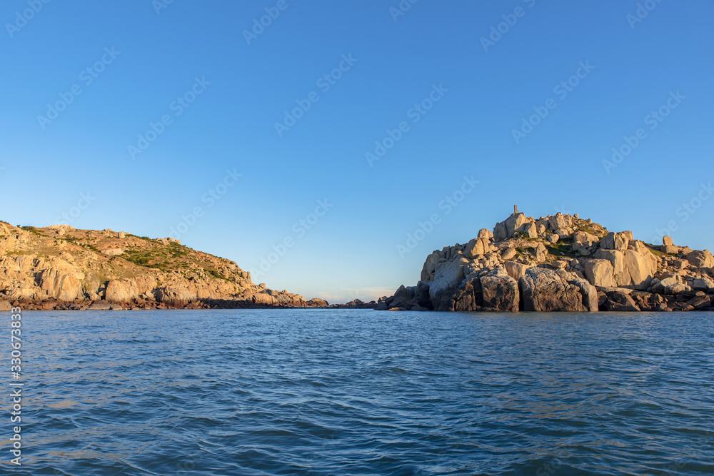 Blue sky and sea on the island Blue sky and sea on the island