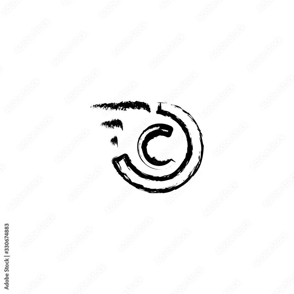 Obraz premium C letter logo