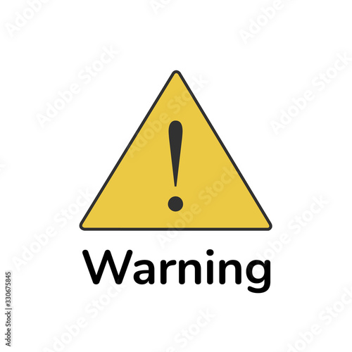 Triangle Hazard warning att...