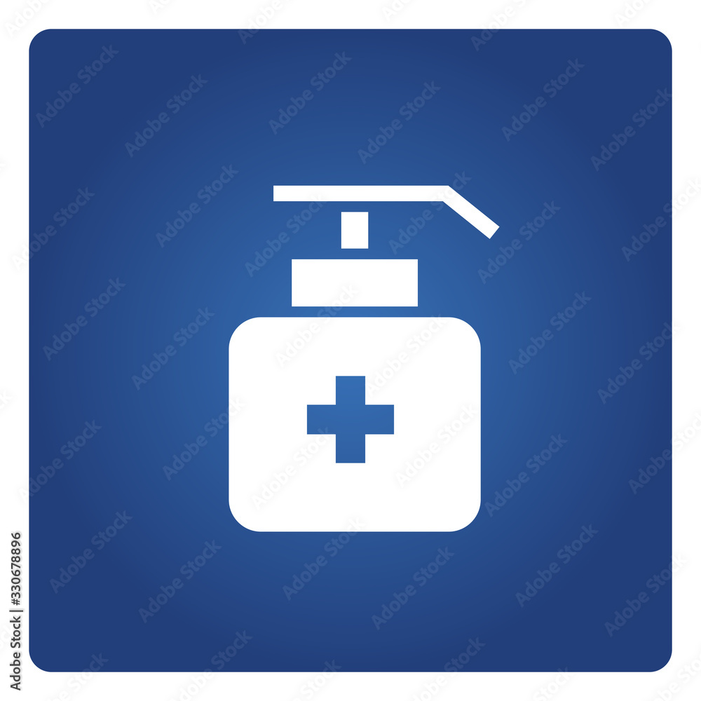 cleaning gel spray or dispenser, medical bottle symbol cleaning gel spray or dispenser, medical bottle symbol
