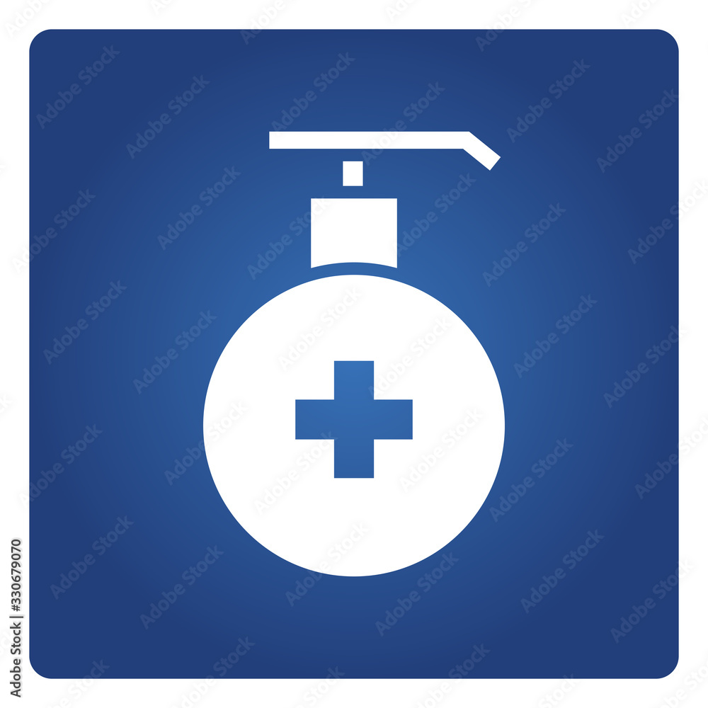 cleaning gel spray or dispenser, medical bottle symbol cleaning gel spray or dispenser, medical bottle symbol
