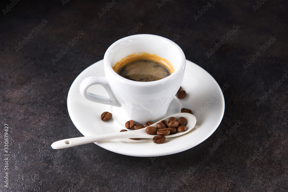 Fototapeta premium White coffee cup