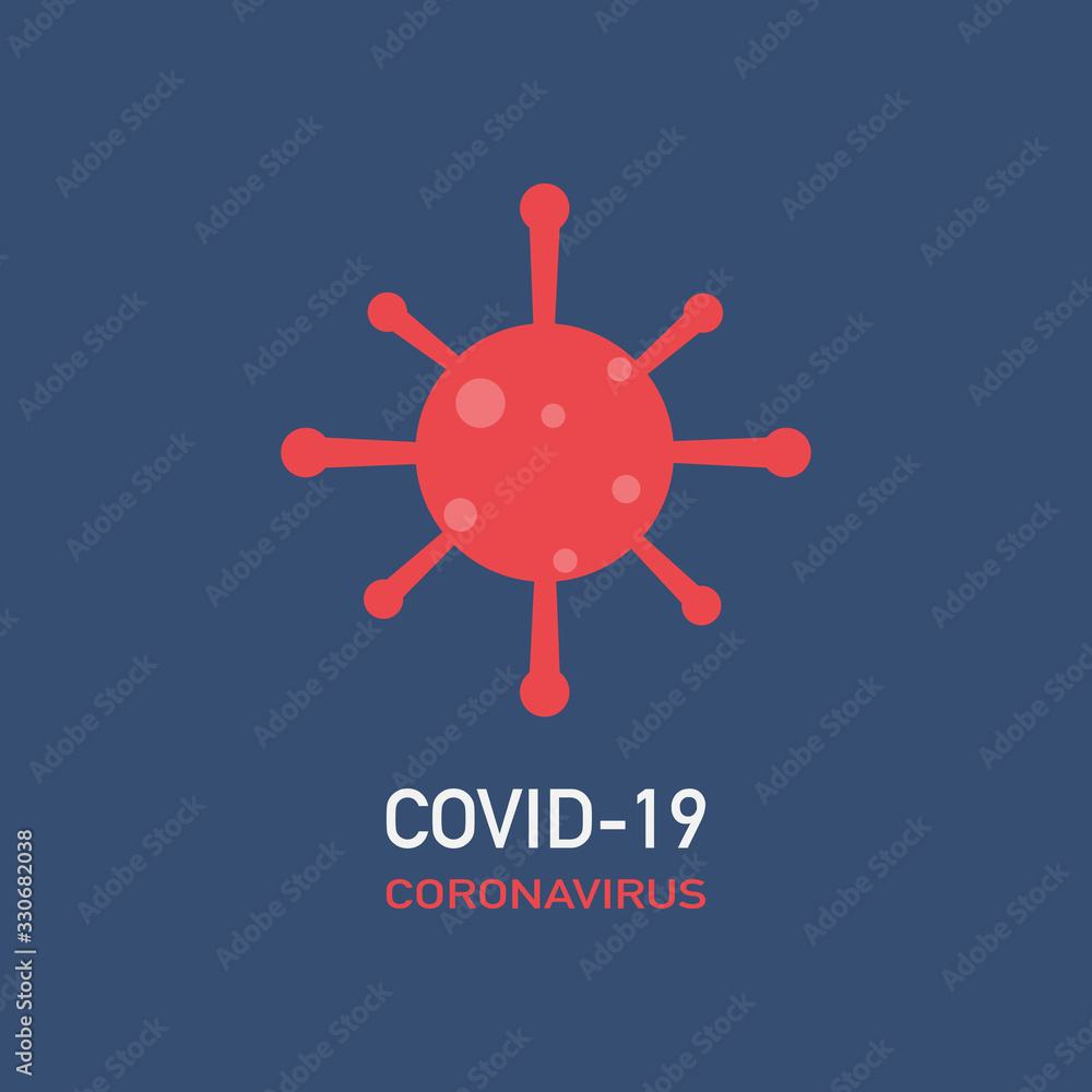Coronavirus COVID-19 virus sign. Novel coronavirus outbreak. Global pandemic alert. Covid-19 outbreak. flat design vector illustration. Coronavirus COVID-19 virus sign. Novel coronavirus outbreak. Global pandemic alert. Covid-19 outbreak. flat design vector illustration.
