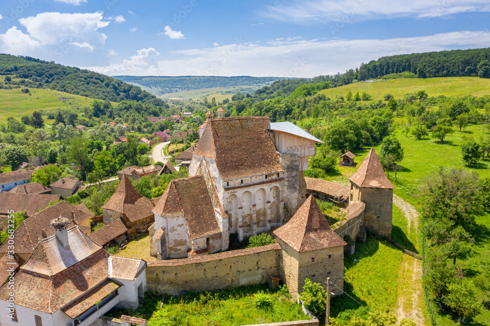 Transylvania fortified Church in Roades - Brasov, Romania Transylvania fortified Church in Roades - Brasov, Romania
