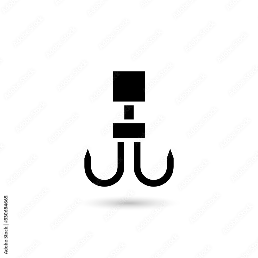 industrial crane hook symbol vector industrial crane hook symbol vector
