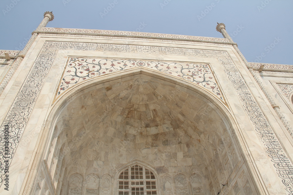 Marble Arch of Taj Mahal
