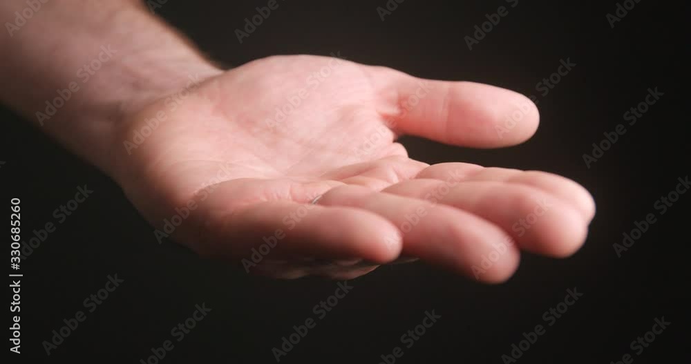 Coronavirus COVID19 period, hand cleaning gel pouring sanitising, black background, close-up slow motion, studio shot in 4K prores HQ Coronavirus COVID19 period, hand cleaning gel pouring sanitising, black background, close-up slow motion, studio shot in 4K prores HQ