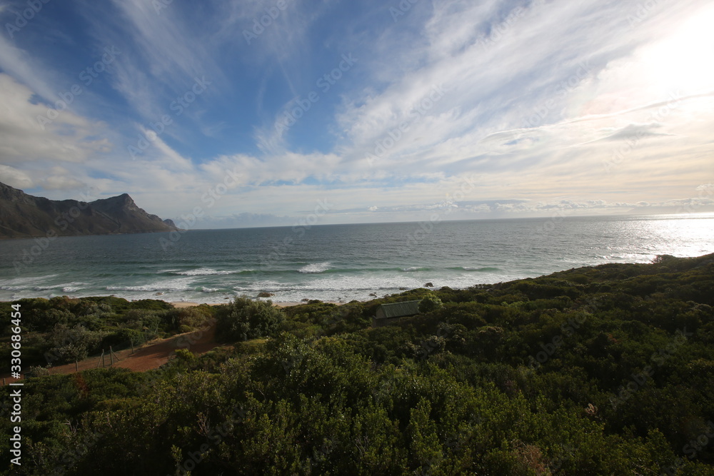 Kogel Bay on the east side of the Alantic ocean about 15 Km from Gordons bay 40 Km from Cape Town, South Africa