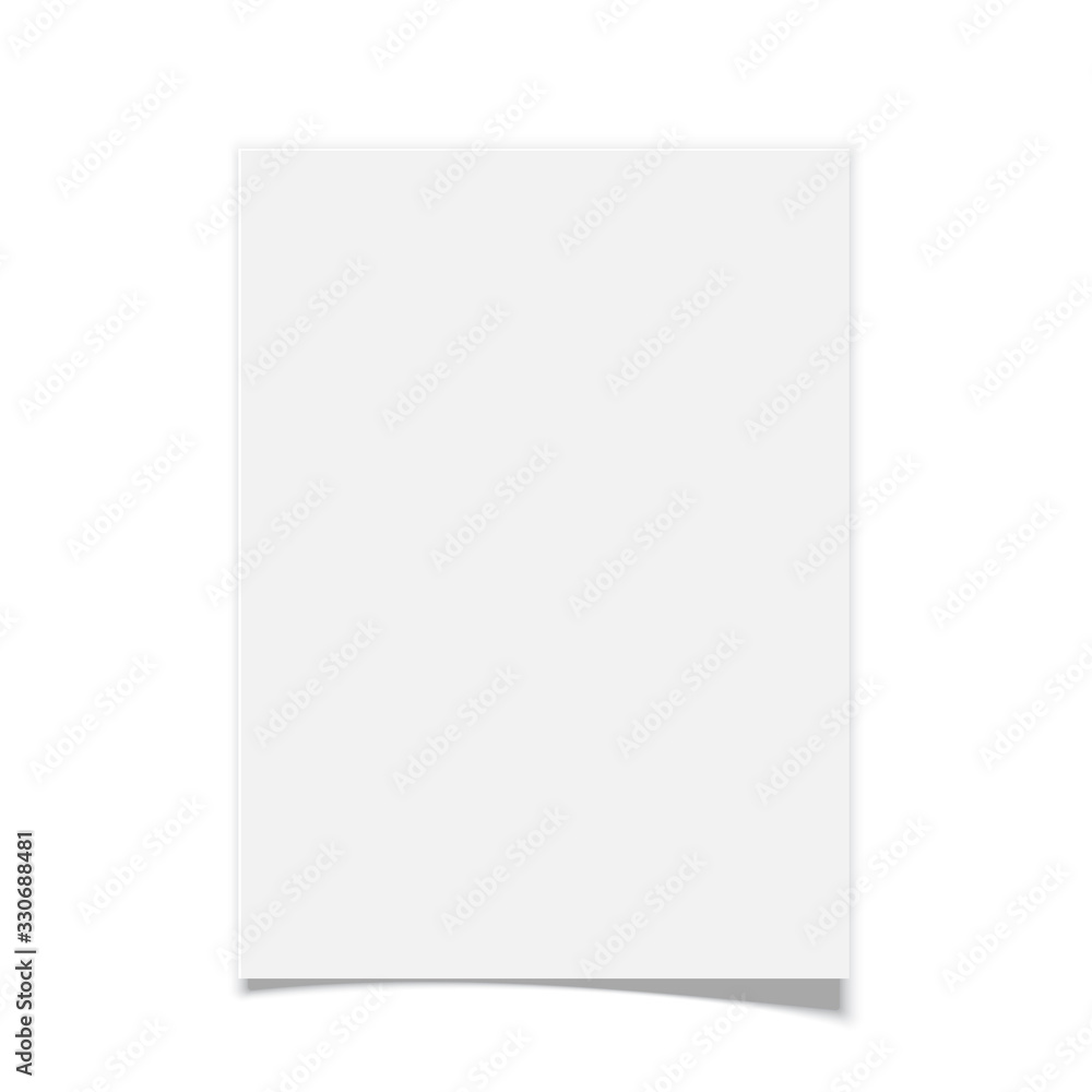 White paper. Vector illustration. White paper. Vector illustration.
