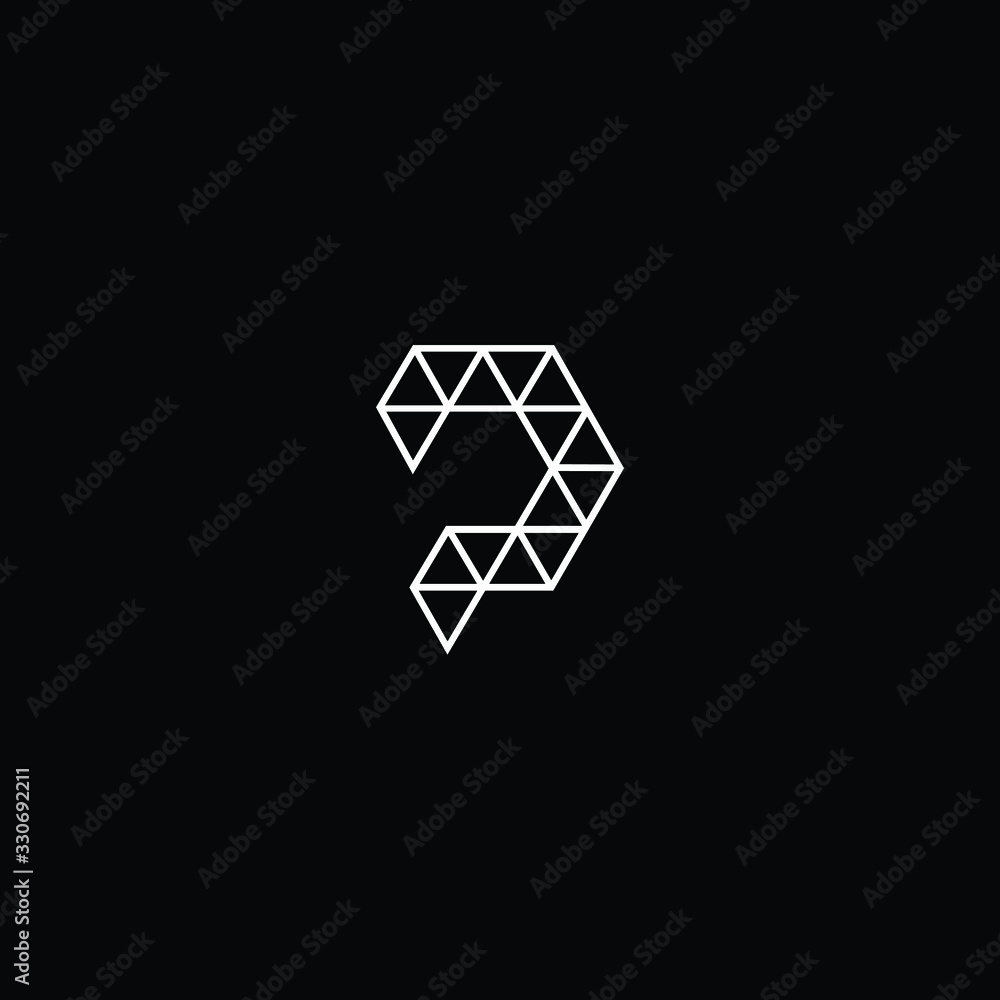 Minimal elegant monogram art logo. Outstanding professional trendy awesome artistic 3D P PP initial based Alphabet icon logo. Premium Business logo White color on black background Minimal elegant monogram art logo. Outstanding professional trendy awesome artistic 3D P PP initial based Alphabet icon logo. Premium Business logo White color on black background