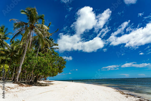 White sand beach in Philippines Asia